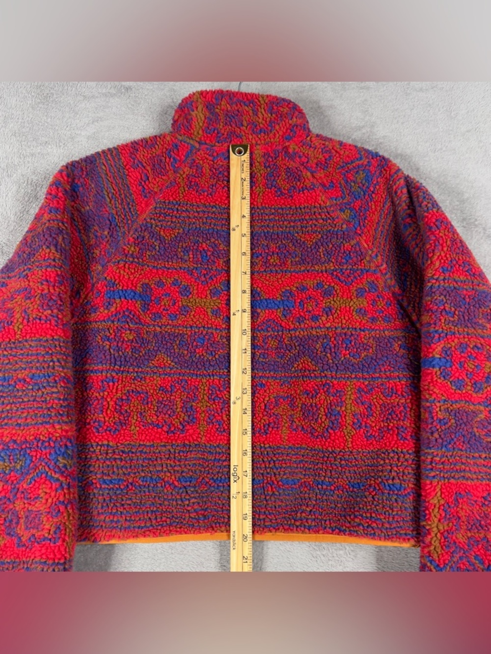 Blank NYC Sherpa Teddy Bear Button Up Jacket Women's Small Aztec Geometric - Picture 9 of 9